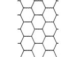 Afbeeldingen van Zeskantvlechtwerk, 1500 x 0.8 mm, maaswijdte 25 mm, 50 meter, gegalvaniseerd, verzinkt