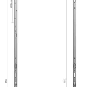 Afbeeldingen van S2 contraespagnolet, 2510 mm, basisdeel, skg***