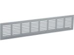 Afbeeldingen van Nedco BV Aluminium plintrooster, 300 x 100 mm, inbouw, naturel, aluminium