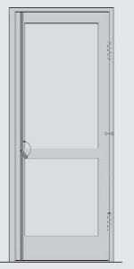 Afbeeldingen van INTERSTEEL Deurespagnolet afsluitbaar 2-punts 2500mm rechts