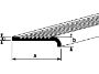 Afbeeldingen van AluArt Trapkant met neus aluminium 5 meter 40x15x2mm