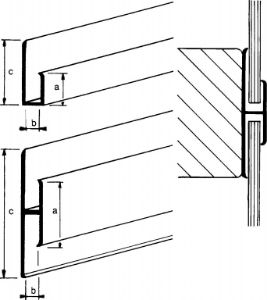 Afbeeldingen van AluArt Koppelprofiel  beëindiging aluminium 6 meter 10x40x20mm