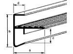 Afbeeldingen van AluArt Dakrandprofiel aluminium 2,5 meter 35x45mm