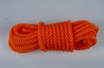 Afbeeldingen van Koord, 6 mm, 20 meter, oranje, nylon