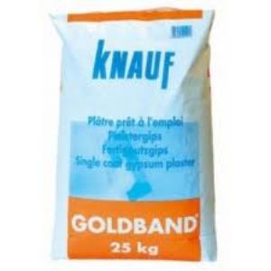 Afbeeldingen van Knauf gipspleister goudband    25kg