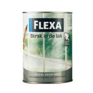 Afbeeldingen van Flexa zijdeglanslak wit       750ml