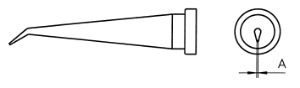 Afbeeldingen van Weller soldeerstift 0.25mm   lt-1lx