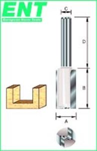 Afbeeldingen van ENT Groeffrees HW dubbelsnijdend schacht 8 mm  10x30x90