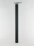 Afbeelding van Buispoot zwart verstelbaar ø 80 mm, lengte 68 - 92 cm