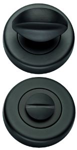 Afbeeldingen van Opentech Toiletgarnituur rond rozet PVD black pearl