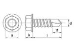 Afbeeldingen van Plaatschroef              zb 6.3x19