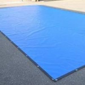 Afbeeldingen van Dekkleed 6x4mtr bisonyl blauw