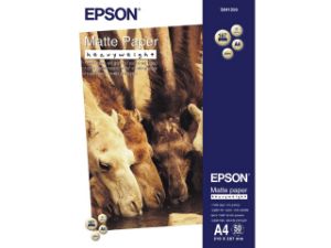 Afbeeldingen van Epson inkjetpapier mat 167gr a4 50vel , c13s041256 