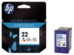 Afbeeldingen van HP inktcartridge kleur 5ml 22 , c9352ae 