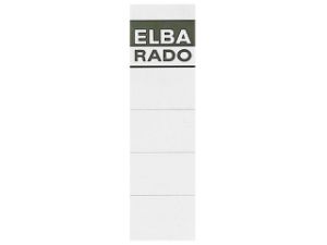 Afbeeldingen van Elba rugetiket rado plast 159x44mm insteekkaart wit, 100420960 