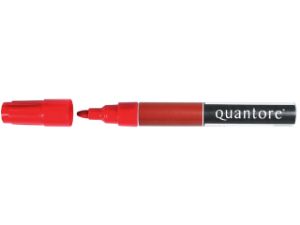 Afbeeldingen van Quantore viltstift whiteboard, 2 - 3 mm, by238200red, rond, rood