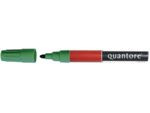 Afbeeldingen van Quantore viltstift whiteboard, 2 - 3 mm, by238200green, rond, groen