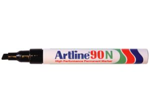 Afbeeldingen van Artline viltstift 90, 2 - 2.5 mm, 690203, schuin, zwart