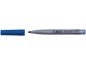 Afbeeldingen van Bic viltstift 1445 pocket, 1.1 mm, 8209011, rond, blauw