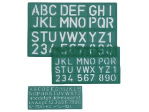 Afbeeldingen van Linex lettersjabloon, 100 mm letters/cijfers, 100411051