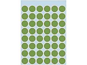 Afbeeldingen van Herma etiket rond, 12 mm, verpakking 240 stuks, 1865, groen