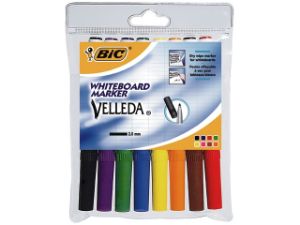 Afbeeldingen van Bic viltstift whiteboard, 2 mm, 1748, rond, assorti, 1199001748