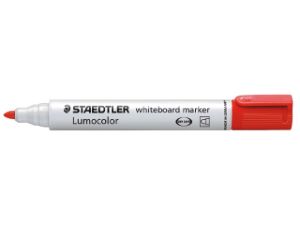 Afbeeldingen van Staedtler viltstift whiteboard, 2 mm, rond, 351-2, rood