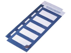 Afbeeldingen van Durable badge, 30 x 60 mm, zelfklevend, 860506, blauw, 