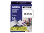 Afbeeldingen van Brother labeltape, 18 mm x 8 meter, tze-141, transparant/zwart