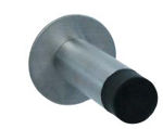 Afbeeldingen van P&e deurbuffer, lengte 50 mm, diameter 25 mm, rozet 53 mm, inclusief rozet, rvs