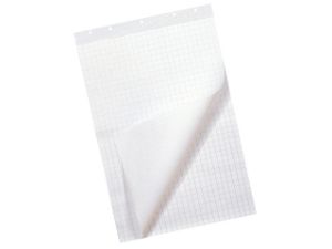 Afbeeldingen van Budget flipoverpapier, 65 x 100 cm, blanco/geruit, 100051632