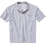 Afbeeldingen van Carhartt polo heather grijs