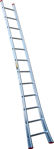 Afbeeldingen van Kelfort Ladder KEL-VR 1x16 3411 recht aluminium