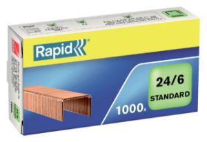 Afbeeldingen van Rapid nieten 24/6 koper standaard 1000stuks, 24855700 