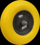 Afbeeldingen van Kelfort kruiwagenwiel antilekband geel+velg