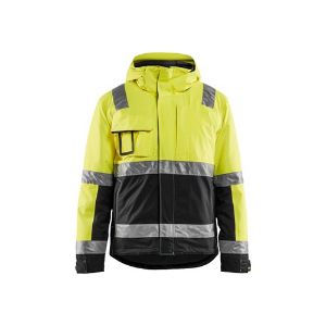 Afbeeldingen van Blaklader winterjas 4870 fluor geel/zwart