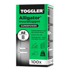 Afbeeldingen van Toggler Alligator muurplug Ø8mm