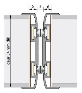 Afbeeldingen van Alprokon Brandwerend pendelprofiel Ferno-Tec no. 411 / 2400 mm