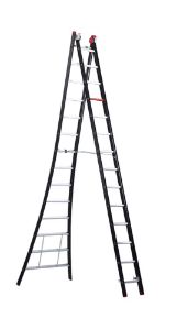 Afbeeldingen van Altrex Aluminium kokerladder (gecoat) - 2-delig reform Nevada 2x14