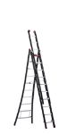 Afbeeldingen van Altrex Aluminium kokerladder (gecoat) - 3-delig reform Nevada 3x10