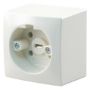 Afbeeldingen van ABL Contactdoos Perilex opbouw wandcontactdoos, 16A, creme