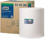 Afbeeldingen van Tork Cleaning Rol Reinigingsdoek 510 1-Laags wit