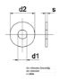 Afbeeldingen van Kelfort Carrosseriering nylon PA 6.6 wit       8x24