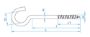 Afbeeldingen van GebuVolco Schroefhaken (messing) 011 40 x 12 mm