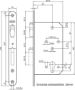 Afbeeldingen van Nemef Rolschootdeurslot 689 RVS 60 mm