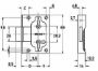 Afbeeldingen van JuNie® Meubelslot inlaat 0611 Doornmaat 30mm