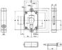 Afbeeldingen van JuNie® Meubelslot opleg 7407 doornmaat 40mm