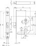 Afbeeldingen van LIPS Deurslot, PC-uitsparing 2135, dag & nacht, pc57, messing