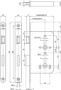 Afbeeldingen van ASSA ABLOY Badkamerdeurslot 2486, 50 mm, zonder sluitplaat, wc72, rvs