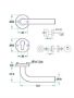 Afbeeldingen van Artitec Proline Classic Deurkruk op rozet BODA rvs